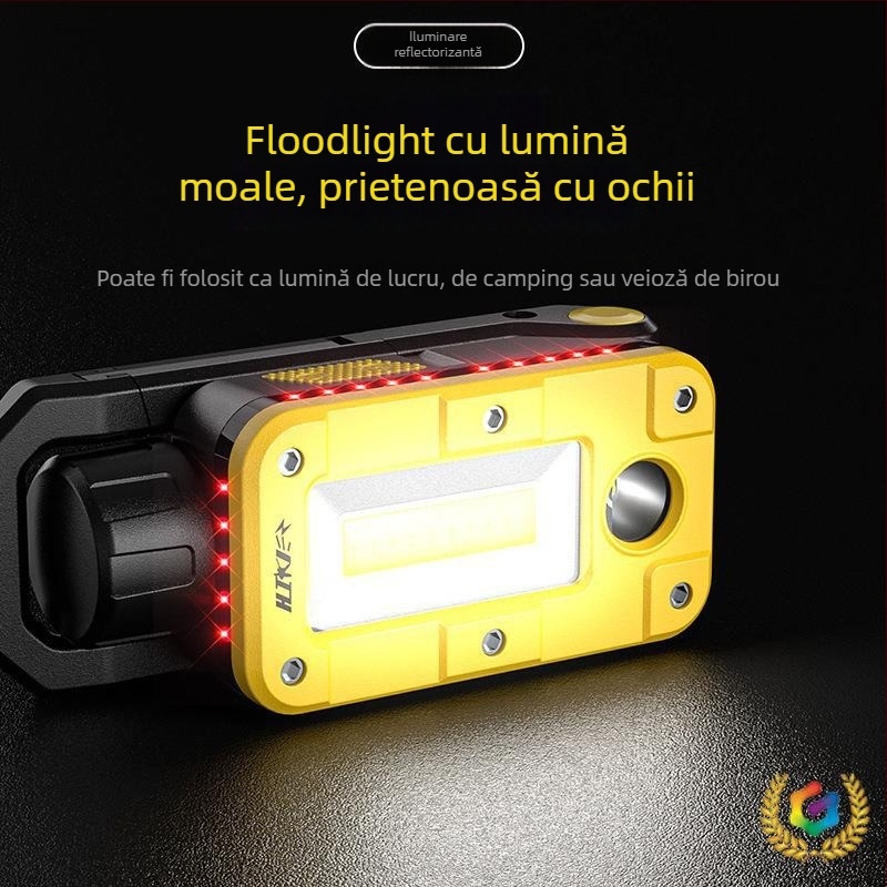 Lampă de lucru LED cu magnet pentru reparatii auto, reîncărcabilă, 10W, 3.7V
