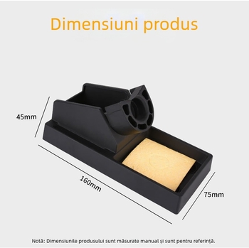 936 Suport pentru fier de lipit – aliaj de aluminiu, design anti-cădere, burete de curățare pentru temperaturi înalte (YG TOOLS)