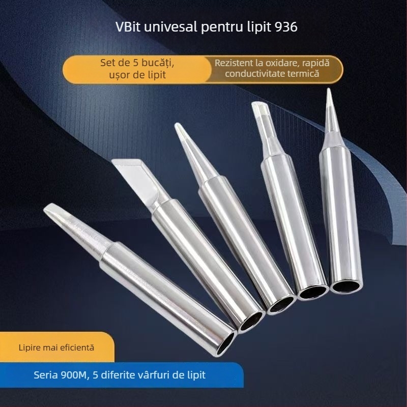 Vârfuri de lipire 936, fără plumb, tip D, universal, temperatură constantă