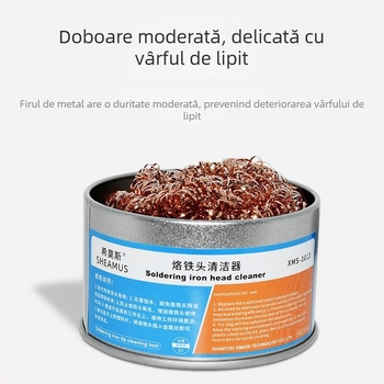 Curățător de vârf pentru fier de lipit Himos – Seria Curățător cap de fier; Alias: Curățător duză vârf lipitor; Origine: Guangdong; Brand privat autorizat: Da