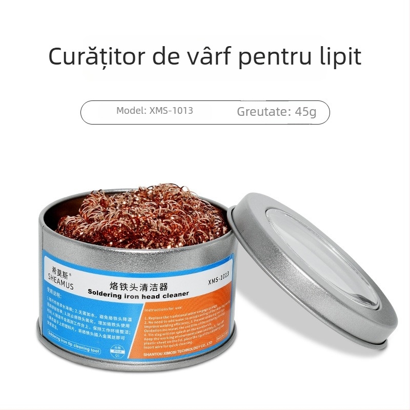 Curățător de vârf pentru fier de lipit Himos – Seria Curățător cap de fier; Alias: Curățător duză vârf lipitor; Origine: Guangdong; Brand privat autorizat: Da