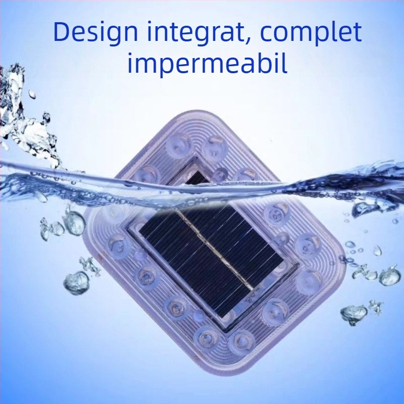Lampa solară de avertizare pentru mașini și camioane – montaj magnetic robust, impermeabilă, strob iluminat extrem de strălucitor și indicator de lățime