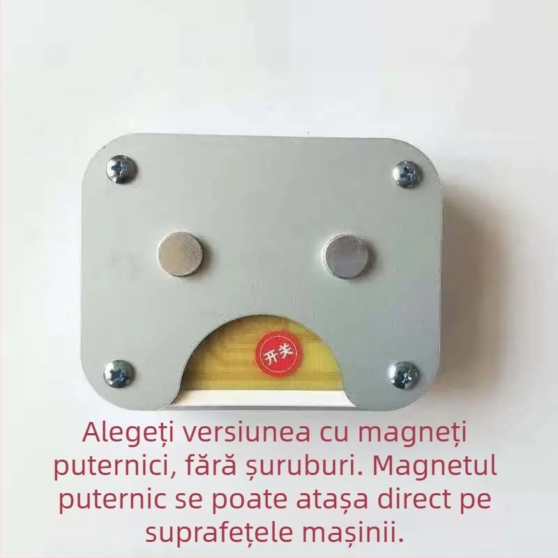 Lampa solară de avertizare pentru mașini și camioane – montaj magnetic robust, impermeabilă, strob iluminat extrem de strălucitor și indicator de lățime