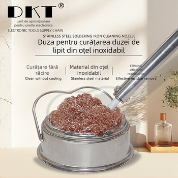 DKT Minge de curățare a vârfului de lipire, model DKT599C