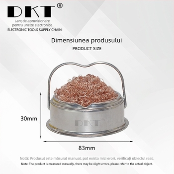 DKT Minge de curățare a vârfului de lipire, model DKT599C