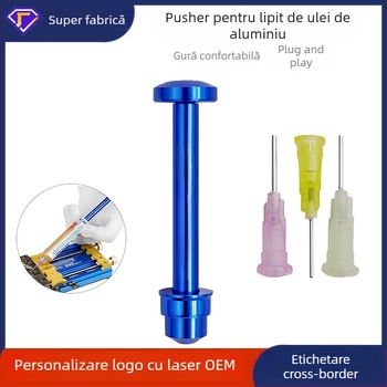 Flux de lipit tip seringă, aliaj de aluminiu, pastă de lipit, Dr. Giant