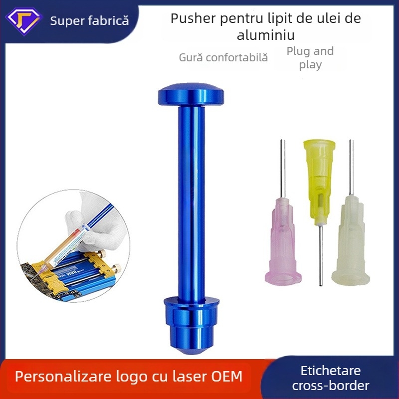 Flux de lipit tip seringă, aliaj de aluminiu, pastă de lipit, Dr. Giant