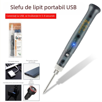 Bailiwick Mini USB Fier de lipit | 5V, 8W, Manual, Pentru lipit