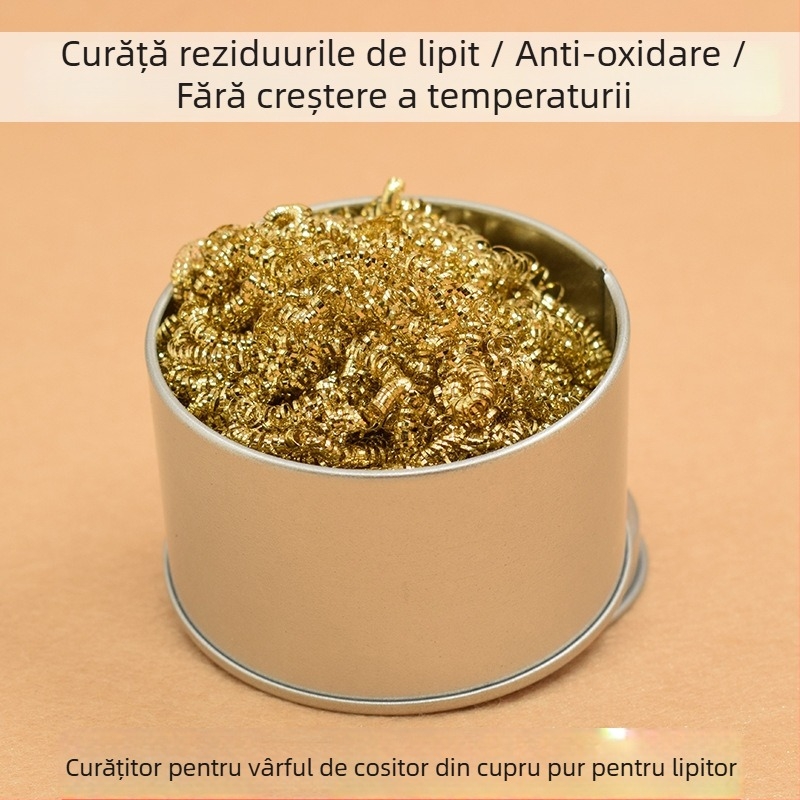 Debailong Curatitor duză de lipire din cupru pur, bilă de curățare, formă rotundă