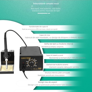 Stație de lipit I-IAKKO 936 temperatură constantă, temperatură reglabilă, 220 V, pentru asamblare electronică
