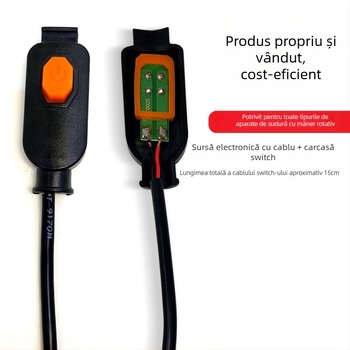 Cabos întrerupător electronic pentru pistol de sudură cu arc argon, întrerupător de sudură în stil european, întrerupător electronic pentru tăiere cu plasmă, acționare manuală, construcție manuală