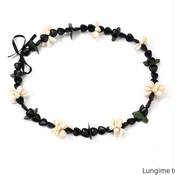 Ghirlandă cu scoici în stil trib European-American pentru absolvire (adult, iarna 2024)