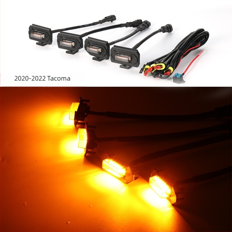 Lumini LED pentru grila Toyota Tacoma 2020 – 12V, 480LM, capac lampă din plastic, durată de viață 50000h