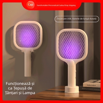 Ucigaș electric de țânțari 2 în 1, montaj pe perete, baterie încorporată reîncărcabilă, LED, acoperire 11–20㎡, reglaj multiplu
