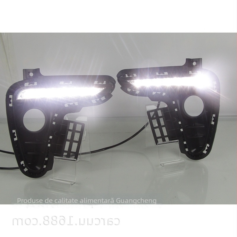 Lumini de zi pentru Kia Rio 2018 și Kia K2 2017-2018 | carcasă ABS, IP67, 2000 lm, 6000K, 1 W