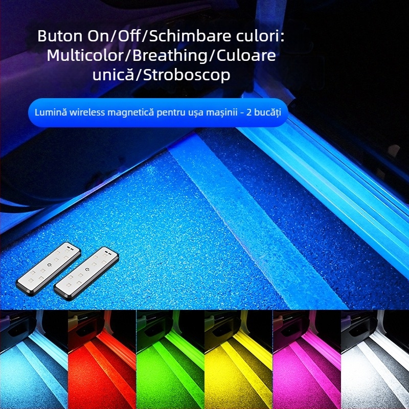 Lumină de avertizare pentru ușă cu LED 5W, 12V, IP68, universal