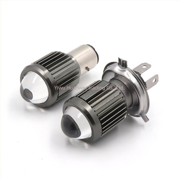 Far LED frontal pentru motociclete și vehicule electrice, cu lentilă, iluminare duală, carcasă din aluminiu, 12-80V, IP65