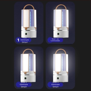 Lampă extermare țânțari 3-în-1 pentru exterior, LED, 220V, montaj pe birou sau pe perete, model 638, personalizabil