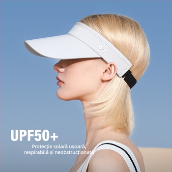 Pălărie de sport pentru exterior cu protecție UV, material Nylon/Spandex, logo imprimat, personalizabil, potrivit pentru alergare, ciclism și tenis