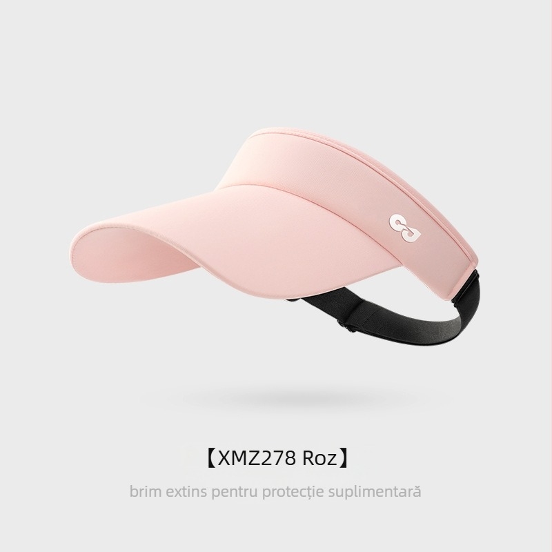 Pălărie de sport pentru exterior cu protecție UV, material Nylon/Spandex, logo imprimat, personalizabil, potrivit pentru alergare, ciclism și tenis