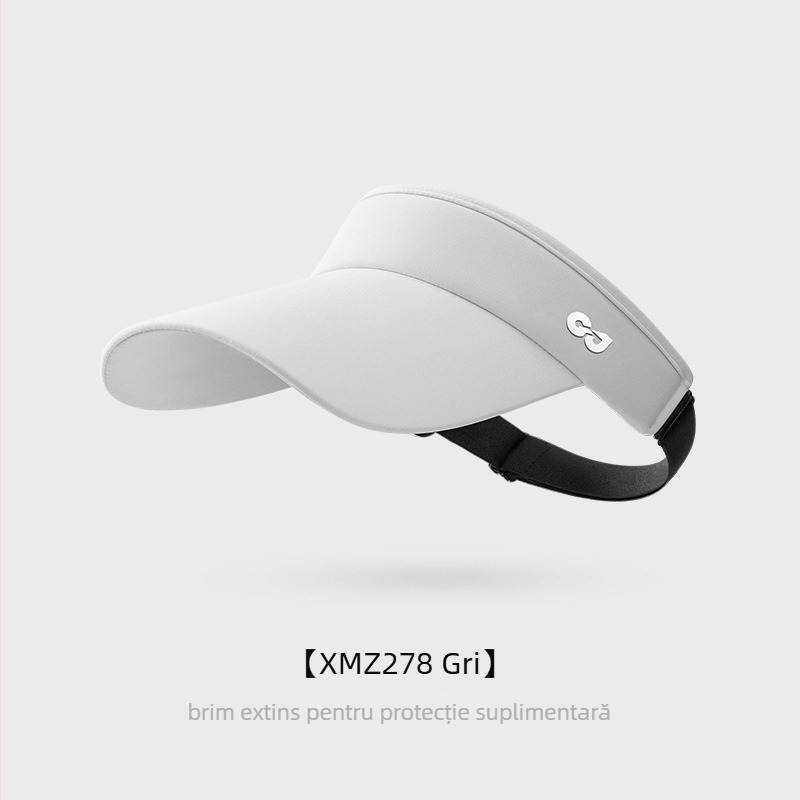 Pălărie de sport pentru exterior cu protecție UV, material Nylon/Spandex, logo imprimat, personalizabil, potrivit pentru alergare, ciclism și tenis