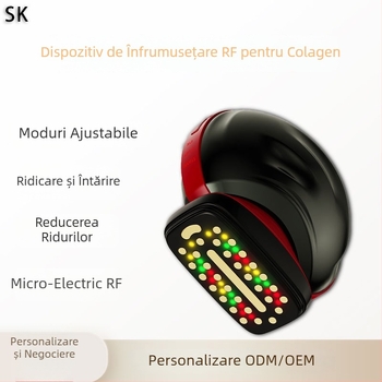 Instrument de înfrumusețare cu microcurent RF, generația a patra, portabil, pentru uz casnic, baterie încorporată 500–800 mAh, IPX8 rezistent la apă, pentru eliminarea ridurilor și rejuvenarea pielii