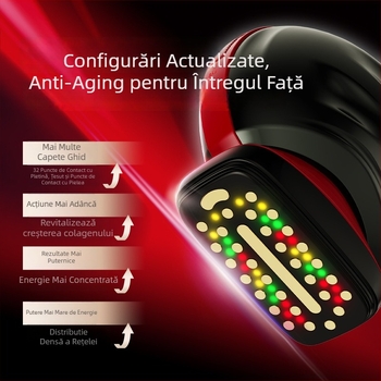 Instrument de înfrumusețare cu microcurent RF, generația a patra, portabil, pentru uz casnic, baterie încorporată 500–800 mAh, IPX8 rezistent la apă, pentru eliminarea ridurilor și rejuvenarea pielii