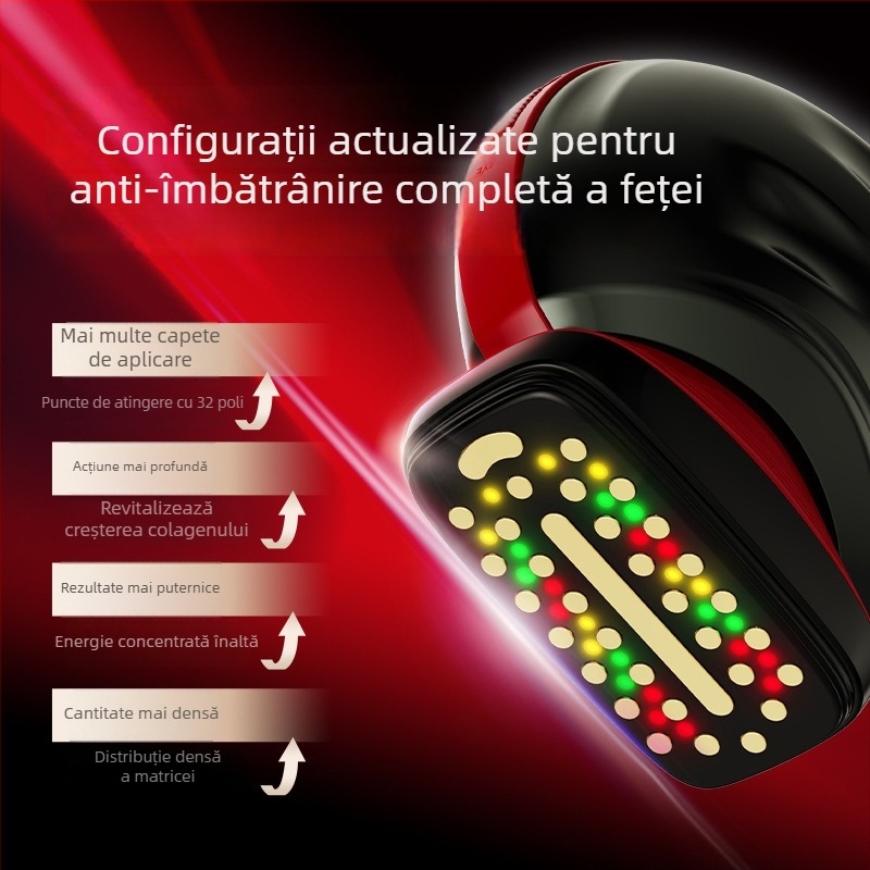 Dispozitiv de radiofrecvență pentru îngrijire facială SM-MR06 | Zone de aplicare: ochi, față, gât | Greutate: 350 g