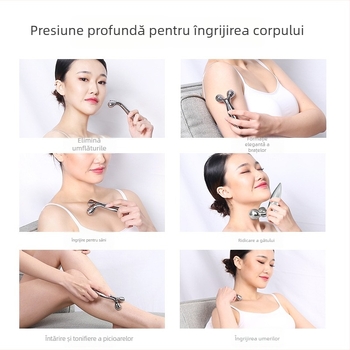 TOUCHBeauty Rendering Masaj facial cu microcurent, alimentat prin cablu, portabil, roller pentru față și corp, IPX3 rezistent la apă