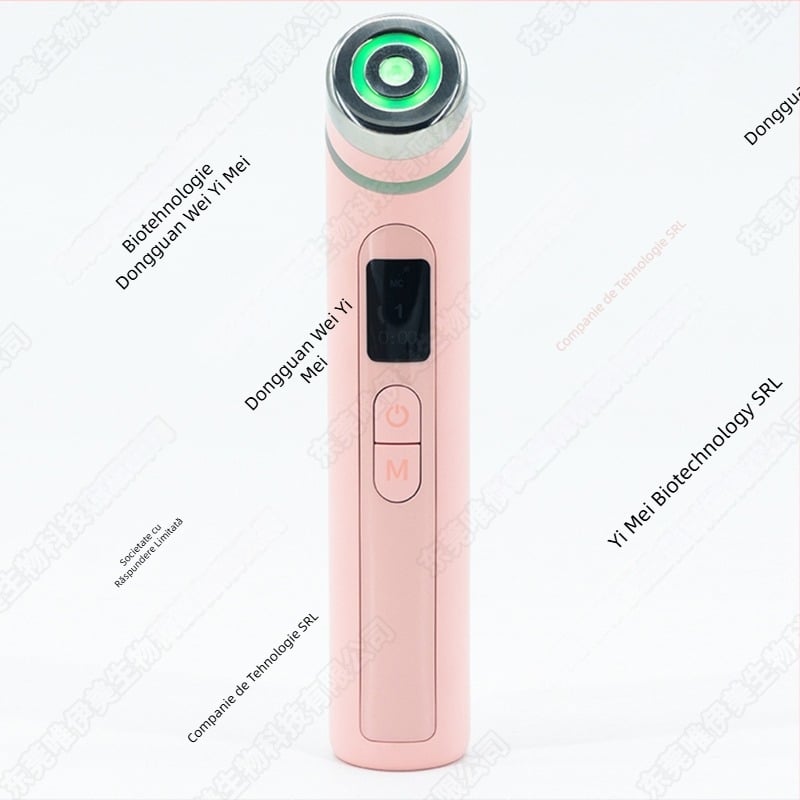 Dispozitiv de înfrumusețare cu masaj facial EMS și microcurent, terapie cu LED, portabil pentru uz casnic, bară LED mare
