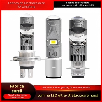 Far LED pentru motocicletă H4/H6/HS1/P15D/BA20D, 10W, aluminiu, 12–80V
