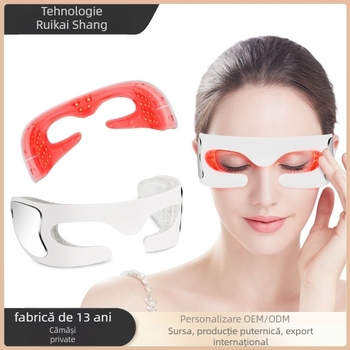 Masaj pentru ochi - Portabil, pentru uz casnic, baterie încorporată 300–500 mAh, vibrație și terapie cu lumină