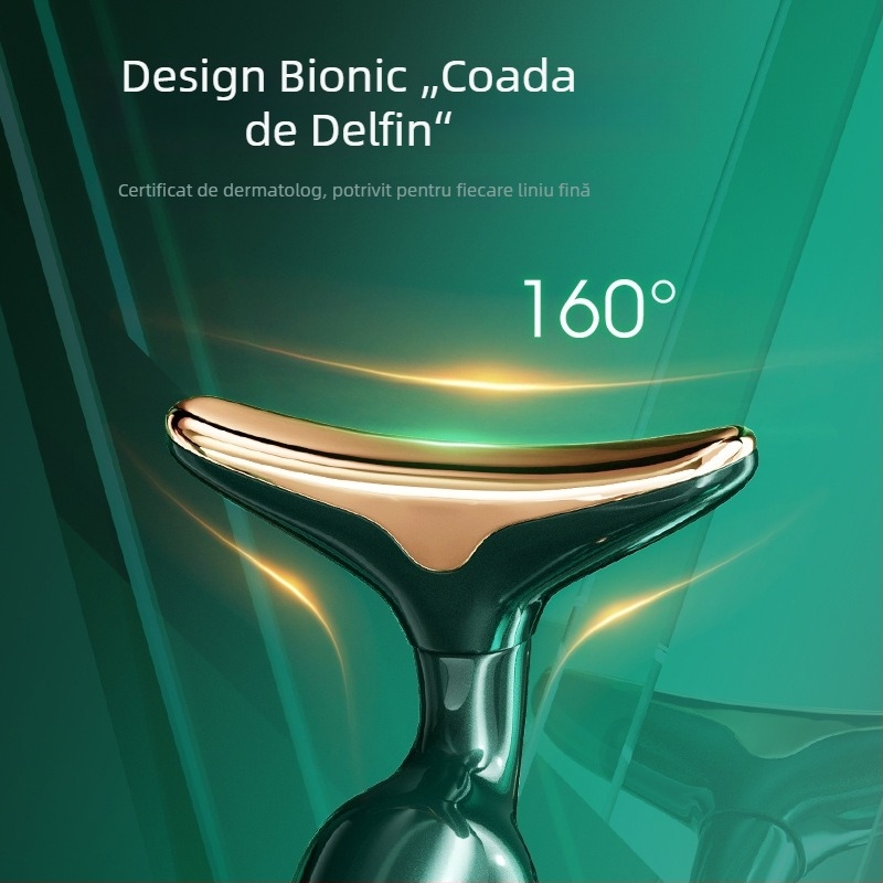 KDK instrument de lifting masaj 4D multifuncțional pentru față, gât și ochi – anion, rejuvenarea pielii, vibrație, alimentare cu baterie, portabil