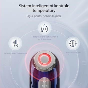 Dispozitiv RF facial pentru lifting și fermitate, microcurent și rejuvenare cu fotoni, funcție de ioni negativi, IPX7 impermeabil, baterie încorporată 2000–4000 mAh