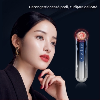 Dispozitiv de înfrumusețare facial cu EMS pentru lifting, terapie cu fotoni și masaj cu vibrații, pentru ochi, gât și față (DR06)