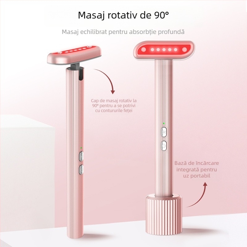 Dispozitiv de înfrumusețare a ochilor cu terapie luminoasă, portabil, baterie încorporată până la 300 mAh, IPX2 rezistență la apă