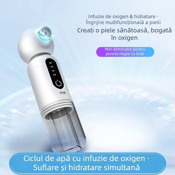 MR-01A Aparat ultrasonic pentru puncte negre cu compresie caldă și hidratare, 3 trepte, dispozitiv cosmetic pentru față portabil
