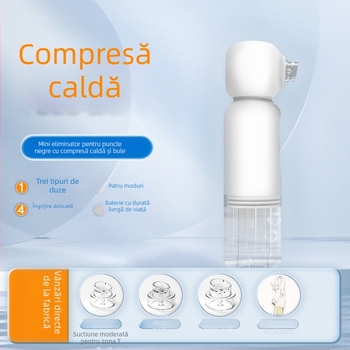 MR-01A Aparat ultrasonic pentru puncte negre cu compresie caldă și hidratare, 3 trepte, dispozitiv cosmetic pentru față portabil