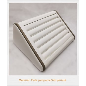 Suport de afișare pentru fotografii, formă trapezoidală, orientare portret/peisaj, din gips, cinci etaje, stil feminin