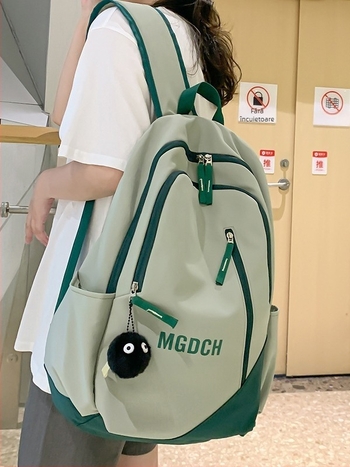 Rucsac din pânză 20-35L, unisex, curele cu pernă de aer, potrivit pentru călătorii de recreere