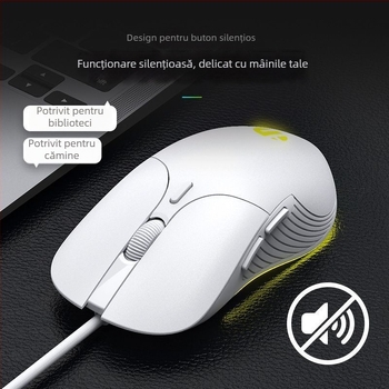 Mouse optic cu cablu USB, 2 butoane