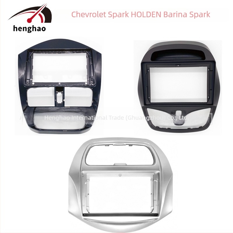 Ramă frontală pentru navigație auto și panou audio pentru Chevrolet Spark și Holden Spark – Henghao, plastic, 500 g, personalizabil