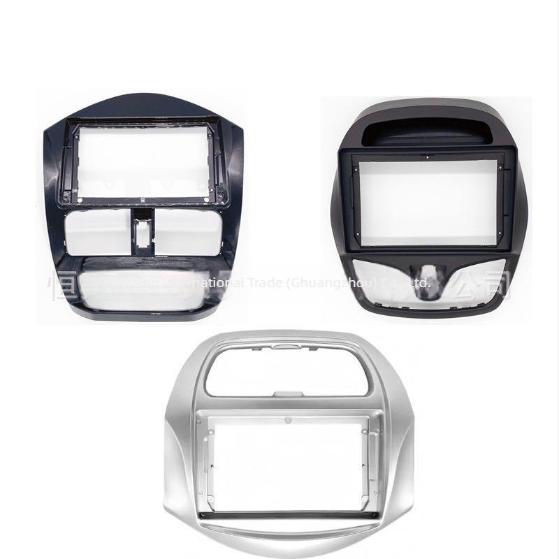 Ramă frontală pentru navigație auto și panou audio pentru Chevrolet Spark și Holden Spark – Henghao, plastic, 500 g, personalizabil
