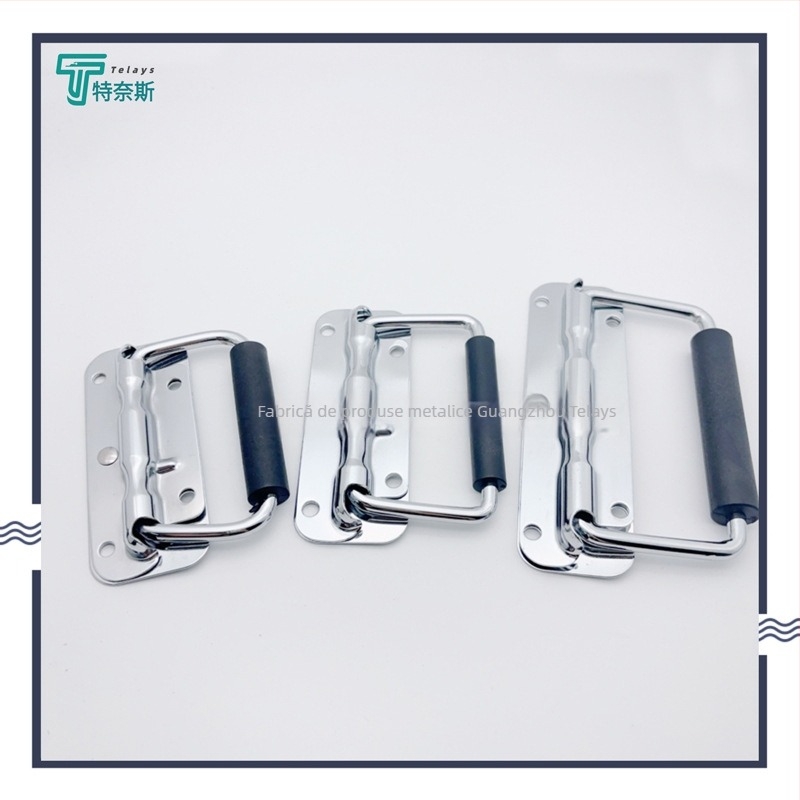 Mâner cu arc pentru ușile de dulap (oțel inoxidabil 304, finisaj cromat, model: mâner cu arc, marcă: Trimis)