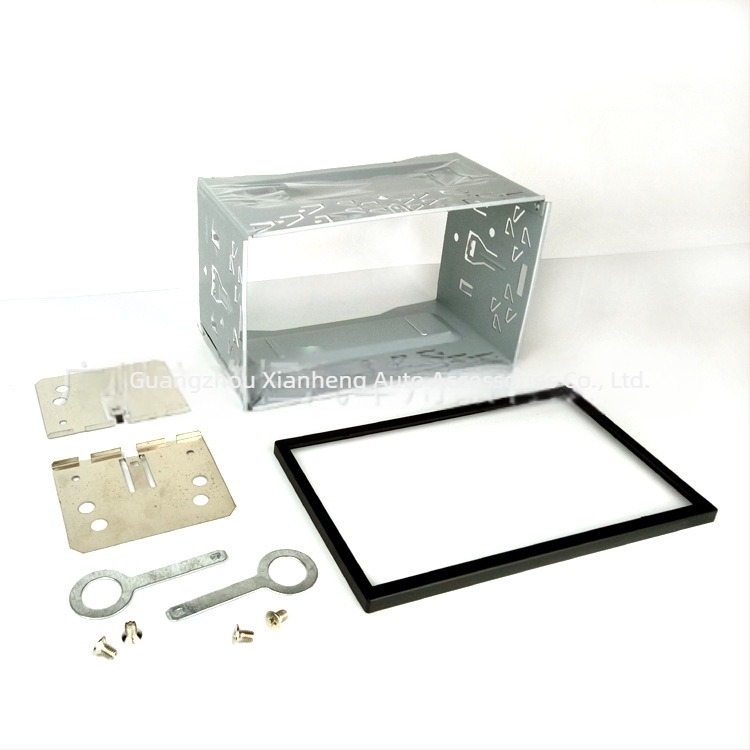 Universal 2-DIN cadru din fier pentru modificare audio auto, pentru Volkswagen (Material: Cadru din fier; Greutate: 200 g; Model: Universal; Brand: Fengdu)
