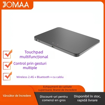Mouse optic wireless cu 2.4G/Bluetooth, interfață PS/2, design ergonomic, rază de până la 10 m