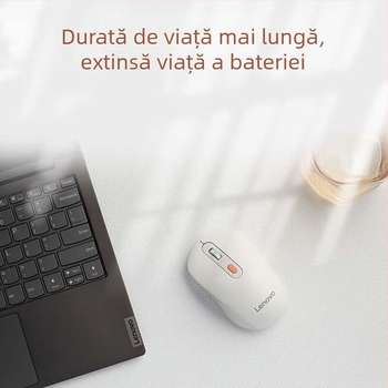 Lenovo mouse fără fir Bluetooth dual-mode Howard, 3 butoane, senzor optic