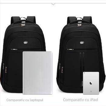 Rucsac unisex pentru afaceri, capacitate 56-75 L, material Oxford, curele cu pernă de aer, căptușeală poliester