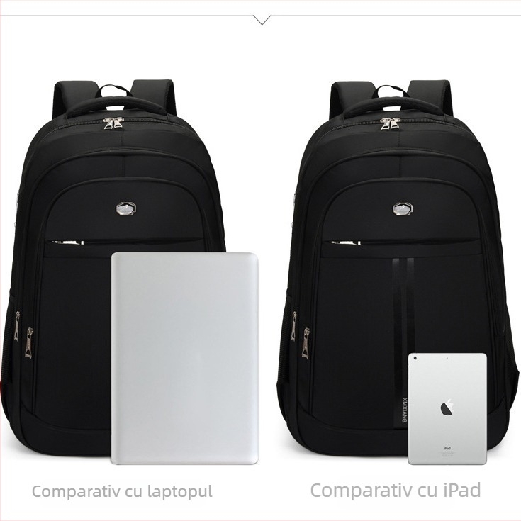 Rucsac unisex pentru afaceri, capacitate 56-75 L, material Oxford, curele cu pernă de aer, căptușeală poliester