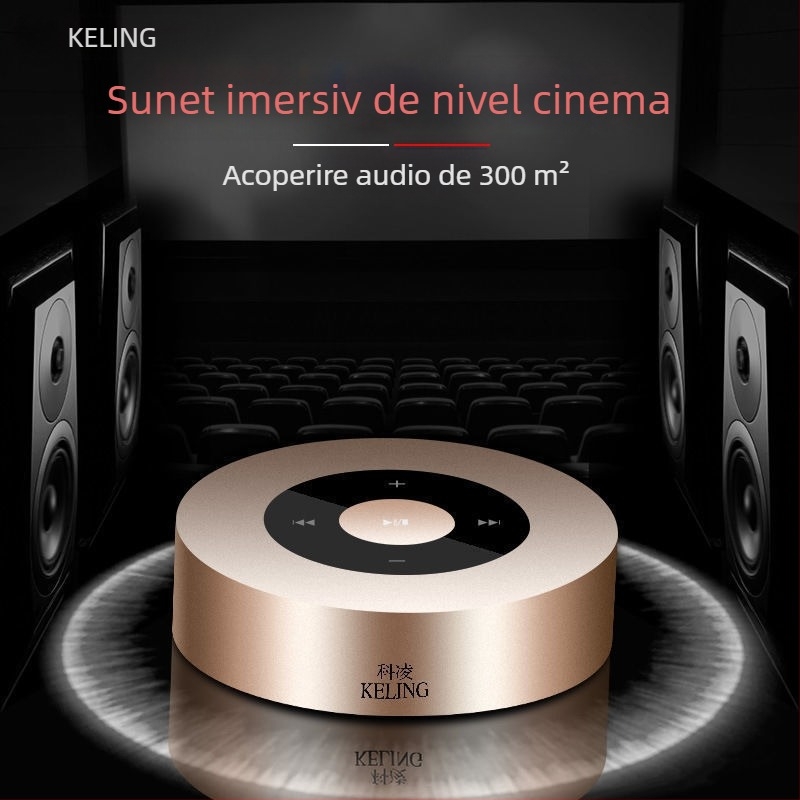 Difuzor Bluetooth fără fire Keling A8, IPX9 waterproof, baterie încorporată 2000-4000mAh, putere 10-20W, Bluetooth 5.0, răspuns în frecvență 100Hz-20kHz